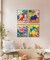 DIY Paint by Numbers Kit for Kids 4 Sets Cartoon Dinosaurs Paint by Numbers Christmas Gift for 8-12 Children Beginner 16x20 Inch Without Frame Acrylic Oil Painting Drawing Craft Work